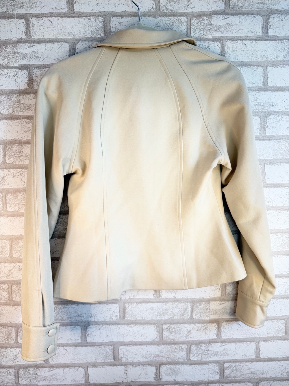 Lioness Cream Double-Breasted Military Style Blazer - Picture 2 of 8